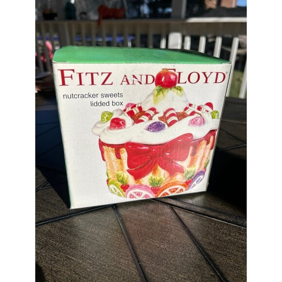 Fitz and Floyd holiday nutcracker suite lid and box NEW vintage deadstock 2003 - Picture 2 of 4